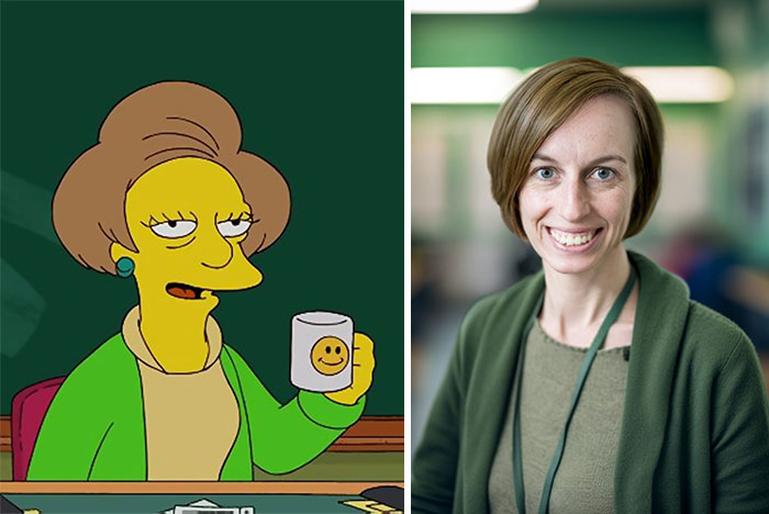 19 AI-Generated Portraits Of Characters From The Simpsons If They Existed In Real Life 19 AI-Generated Portraits Of Characters From The Simpsons If They Existed In Real Life