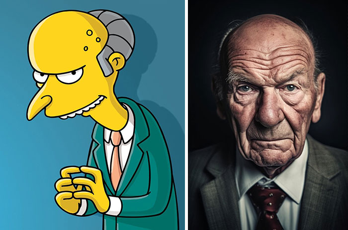 19 AI-Generated Portraits Of Characters From The Simpsons If They Existed In Real Life 19 AI-Generated Portraits Of Characters From The Simpsons If They Existed In Real Life