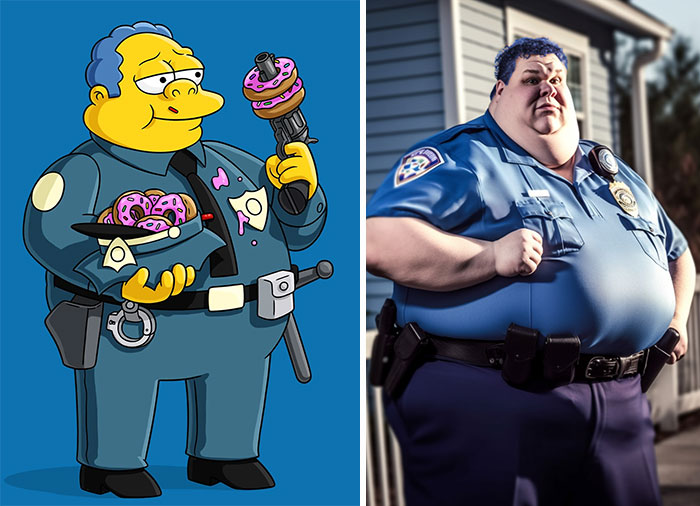 19 AI-Generated Portraits Of Characters From The Simpsons If They Existed In Real Life 19 AI-Generated Portraits Of Characters From The Simpsons If They Existed In Real Life