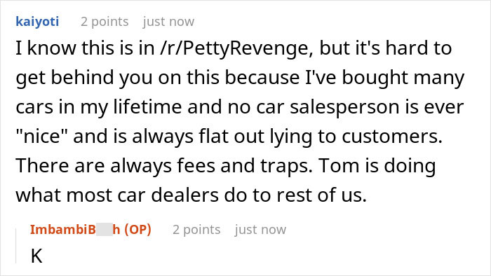 Customer’s Entitlement Backfires When Car Dealership Cancels The Deal Last-Minute And Sells The Vehicle To Someone Else