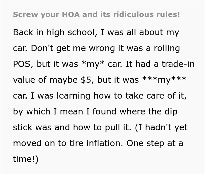 Teens Outsmart Neighborhood’s Ridiculous Rules, Annoying The HOA By Maliciously Complying With Their Technicalities Teens Outsmart Neighborhood’s Ridiculous Rules, Annoying The HOA By Maliciously Complying With Their Technicalities