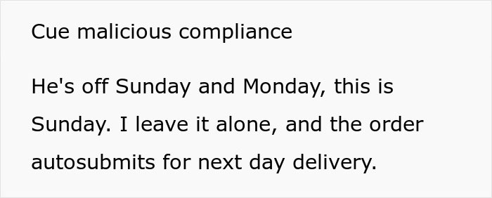 Chef Yells At Assistant Manager For Calling Him On His Day Off, So They Just Let Him Learn About His Fail The Hard Way Chef Yells At Assistant Manager For Calling Him On His Day Off, So They Just Let Him Learn About His Fail The Hard Way