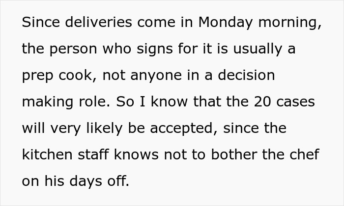 Chef Yells At Assistant Manager For Calling Him On His Day Off, So They Just Let Him Learn About His Fail The Hard Way Chef Yells At Assistant Manager For Calling Him On His Day Off, So They Just Let Him Learn About His Fail The Hard Way