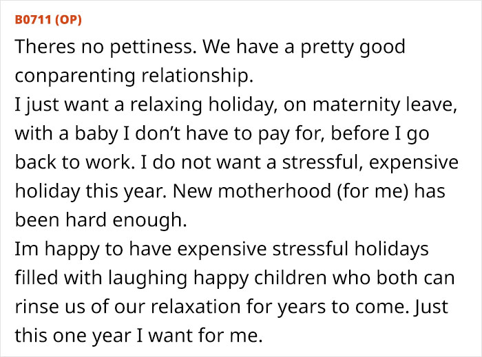 Woman Wonders If She’s Wrong For Not Wanting To Take Husband’s 8-Year-Old On Holiday While Taking Their Baby Son Woman Wonders If She’s Wrong For Not Wanting To Take Husband’s 8-Year-Old On Holiday While Taking Their Baby Son