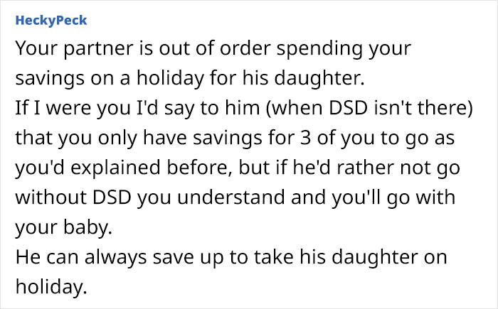 Woman Wonders If She’s Wrong For Not Wanting To Take Husband’s 8-Year-Old On Holiday While Taking Their Baby Son Woman Wonders If She’s Wrong For Not Wanting To Take Husband’s 8-Year-Old On Holiday While Taking Their Baby Son
