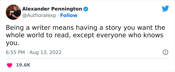 30 Comically Spot-On Tweets About Writing, Reading, And Everything In Between, As Pointed Out By This Author 30 Comically Spot-On Tweets About Writing, Reading, And Everything In Between, As Pointed Out By This Author