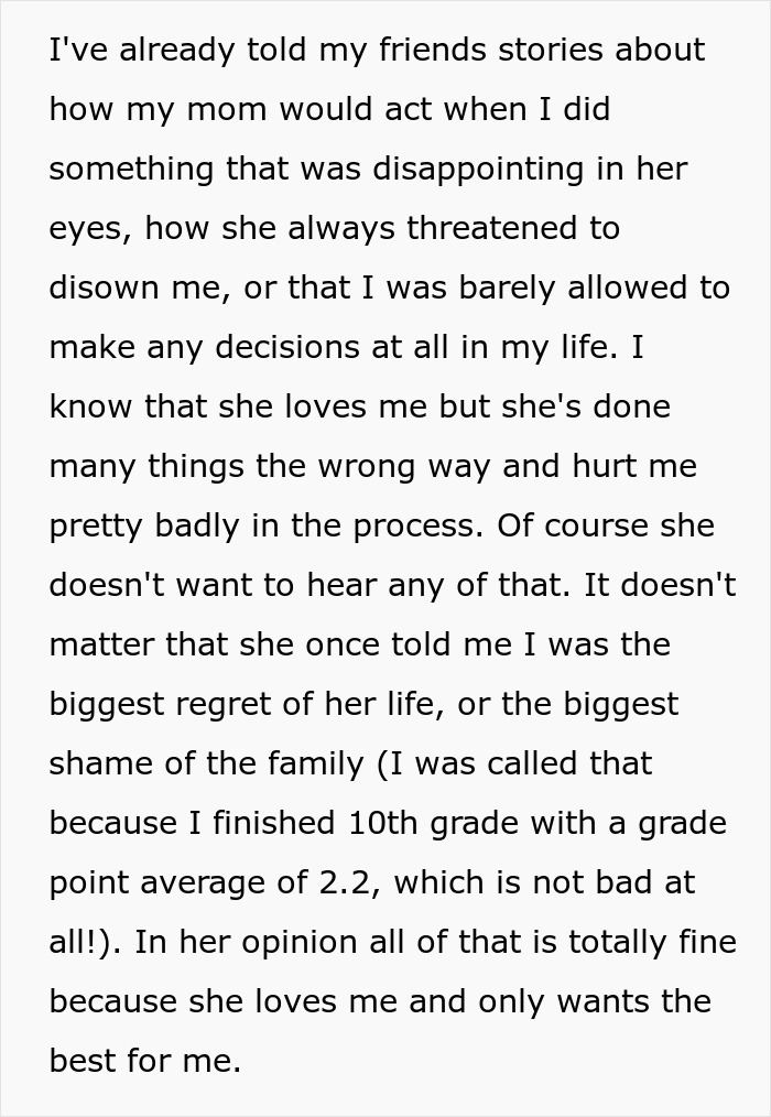 Mom Only Speaks Ill Of Her Son During A Gathering, He Retaliates And Reveals All His Horror Stories From Childhood Mom Only Speaks Ill Of Her Son During A Gathering, He Retaliates And Reveals All His Horror Stories From Childhood