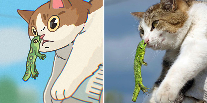 Funny Images Of Cats Found On The Internet Get Transformed Into Cute Illustrations By This Artist (31 Pics) Funny Images Of Cats Found On The Internet Get Transformed Into Cute Illustrations By This Artist (31 Pics)