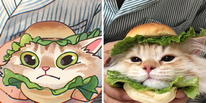 Funny Images Of Cats Found On The Internet Get Transformed Into Cute Illustrations By This Artist (31 Pics) Funny Images Of Cats Found On The Internet Get Transformed Into Cute Illustrations By This Artist (31 Pics)