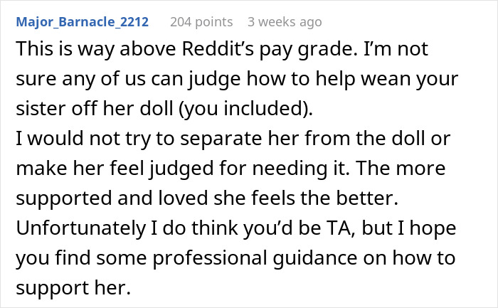 Woman Thinks Her Sister Is Coping With The Loss Of Her Baby In A Creepy And Unhealthy Way, Asks If She Would Be A Jerk To Break It To Her Woman Thinks Her Sister Is Coping With The Loss Of Her Baby In A Creepy And Unhealthy Way, Asks If She Would Be A Jerk To Break It To Her