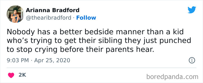 50 Hilarious Tweets From Parents That Sum Up What It’s Like Having To Raise Siblings 50 Hilarious Tweets From Parents That Sum Up What It’s Like Having To Raise Siblings