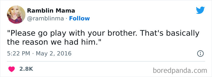 50 Hilarious Tweets From Parents That Sum Up What It’s Like Having To Raise Siblings 50 Hilarious Tweets From Parents That Sum Up What It’s Like Having To Raise Siblings