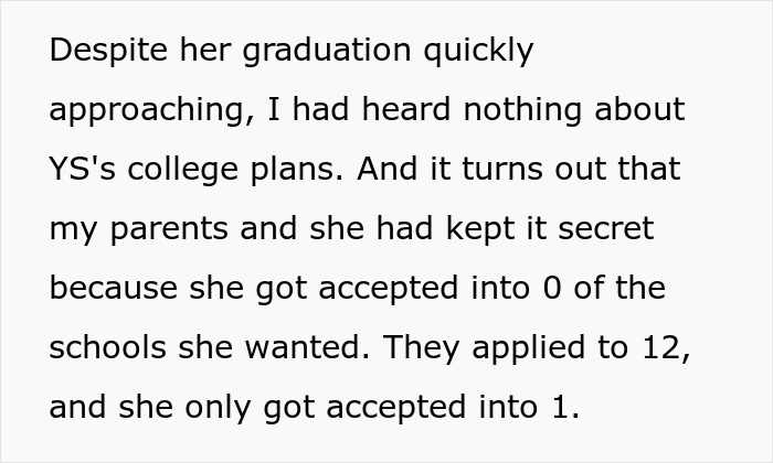 Siblings Feel Nothing But Glee As Their Youngest Sister Fails To Enter Her Dream Colleges Despite Being Parents’ Huge Favorite Siblings Feel Nothing But Glee As Their Youngest Sister Fails To Enter Her Dream Colleges Despite Being Parents’ Huge Favorite