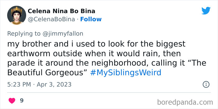 30 Of The Best Answers To Jimmy Fallon’s “My Sibling’s Weird” Challenge 30 Of The Best Answers To Jimmy Fallon’s “My Sibling’s Weird” Challenge