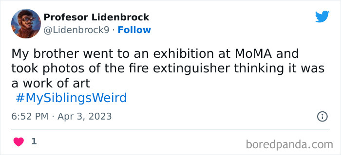 30 Of The Best Answers To Jimmy Fallon’s “My Sibling’s Weird” Challenge 30 Of The Best Answers To Jimmy Fallon’s “My Sibling’s Weird” Challenge