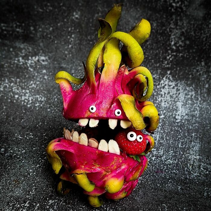 35 Humorous Food Art That This Artist Made By Adding Funny Faces On Top Of Her Creations 35 Humorous Food Art That This Artist Made By Adding Funny Faces On Top Of Her Creations