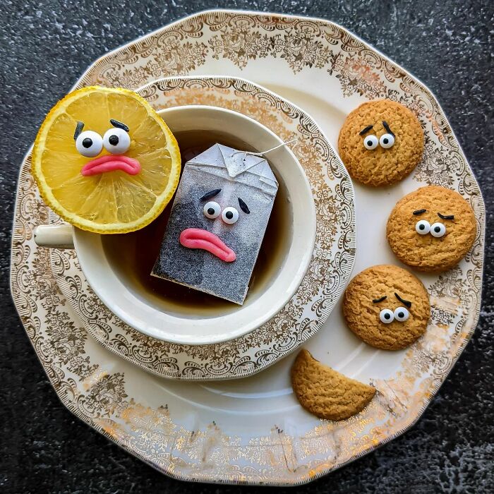 35 Humorous Food Art That This Artist Made By Adding Funny Faces On Top Of Her Creations 35 Humorous Food Art That This Artist Made By Adding Funny Faces On Top Of Her Creations