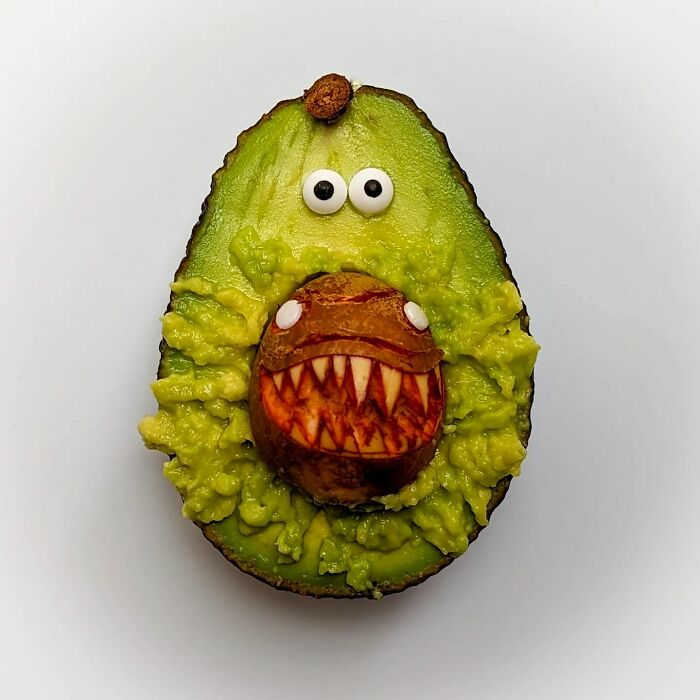 35 Humorous Food Art That This Artist Made By Adding Funny Faces On Top Of Her Creations 35 Humorous Food Art That This Artist Made By Adding Funny Faces On Top Of Her Creations