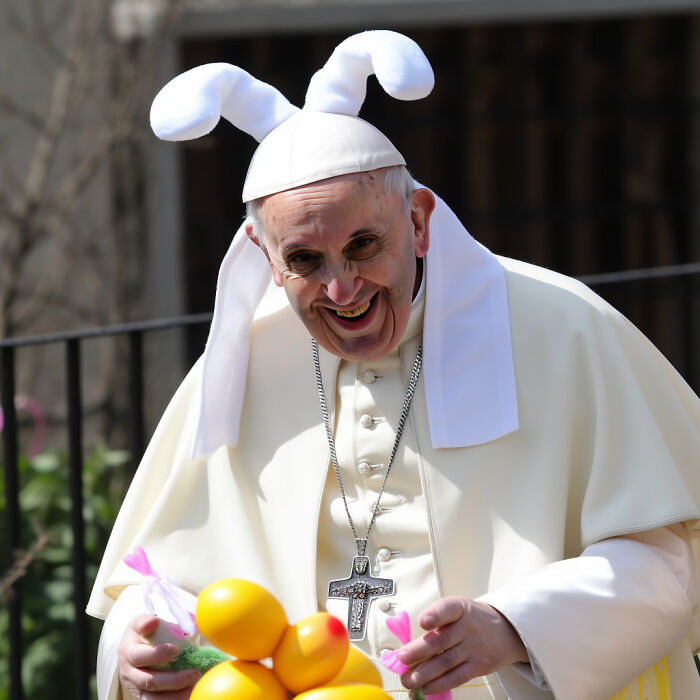 24 Images Of Unlikely Celebrities Dressed Up For Easter Made With The Help Of Artificial Intelligence 24 Images Of Unlikely Celebrities Dressed Up For Easter Made With The Help Of Artificial Intelligence