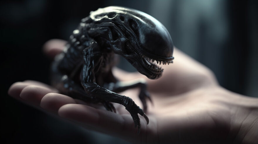 I Created Amazing Pictures Of Alien Babies, Generated By Artificial Intelligence (26 Pics)