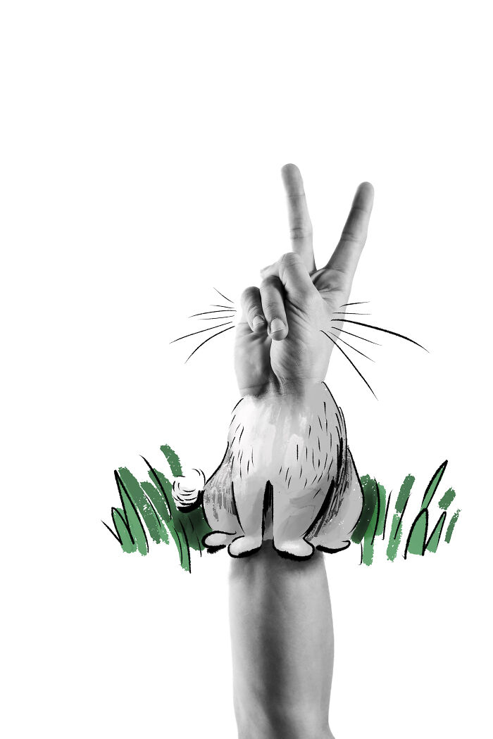 I Creatively Incorporate My Body Into My Illustrations (22 Pics)