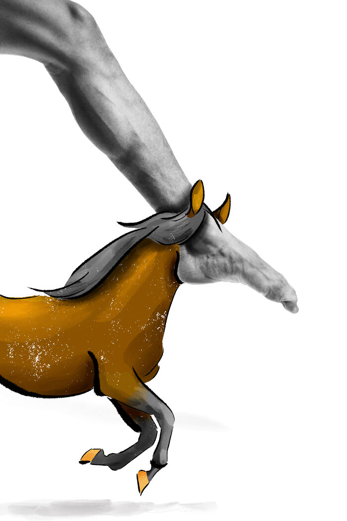 I Creatively Incorporate My Body Into My Illustrations (22 Pics)