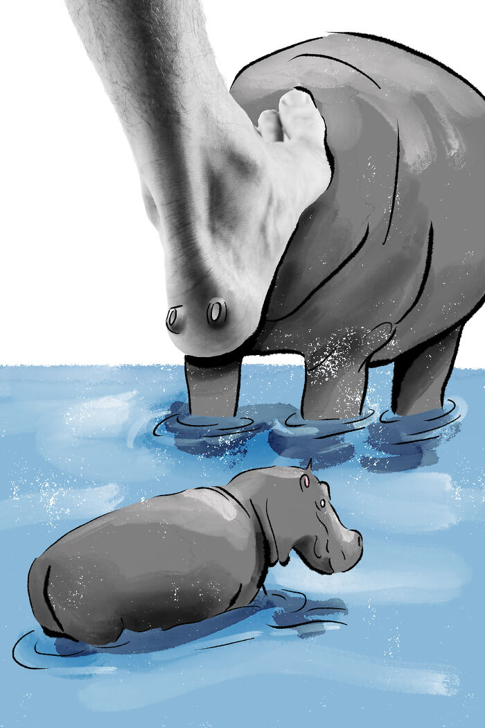 I Creatively Incorporate My Body Into My Illustrations (22 Pics)