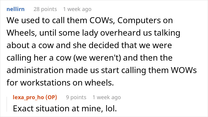 Nurse Takes Heat From Boss For Her Malfunctioning Workstation, Dumps It In Her Office To Get Her Off Her Back Nurse Takes Heat From Boss For Her Malfunctioning Workstation, Dumps It In Her Office To Get Her Off Her Back