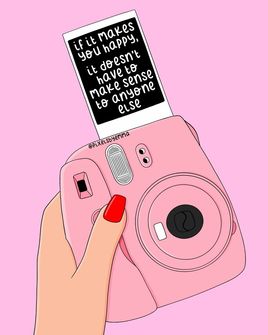 50 Illustrations I Made To Inspire Positive Thoughts And Femininity