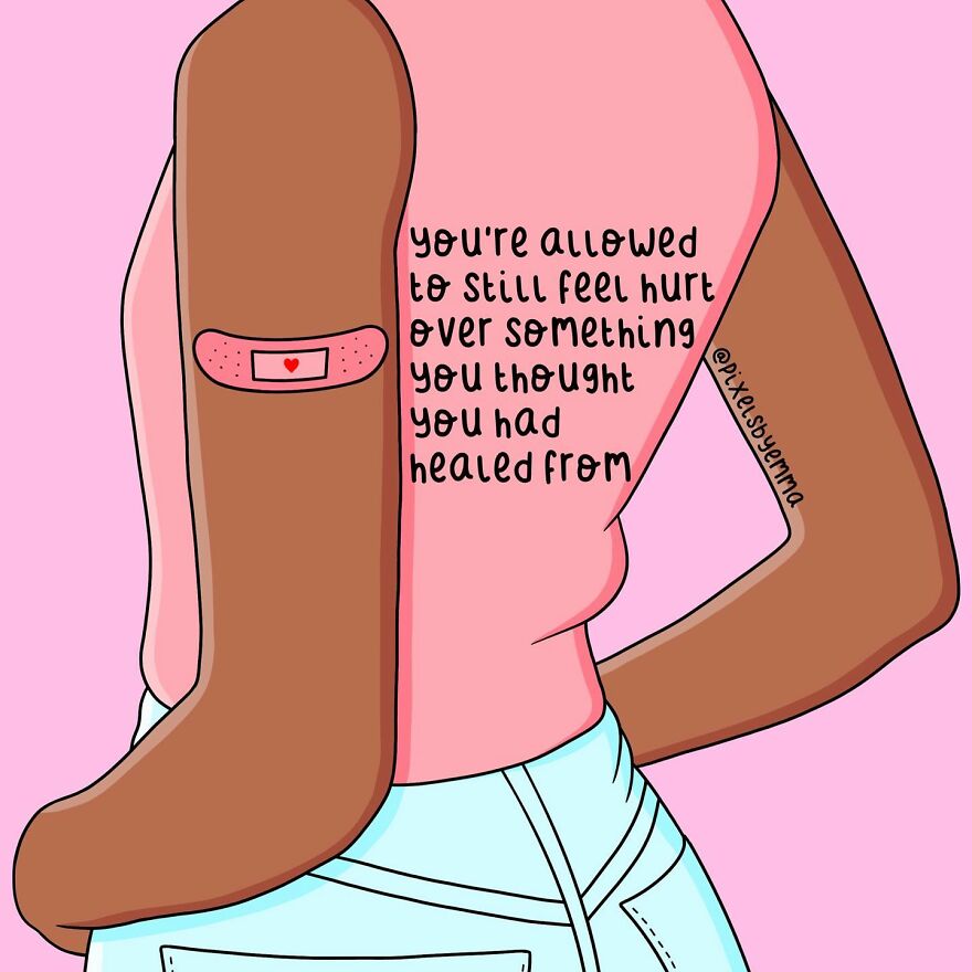 50 Illustrations I Made To Inspire Positive Thoughts And Femininity