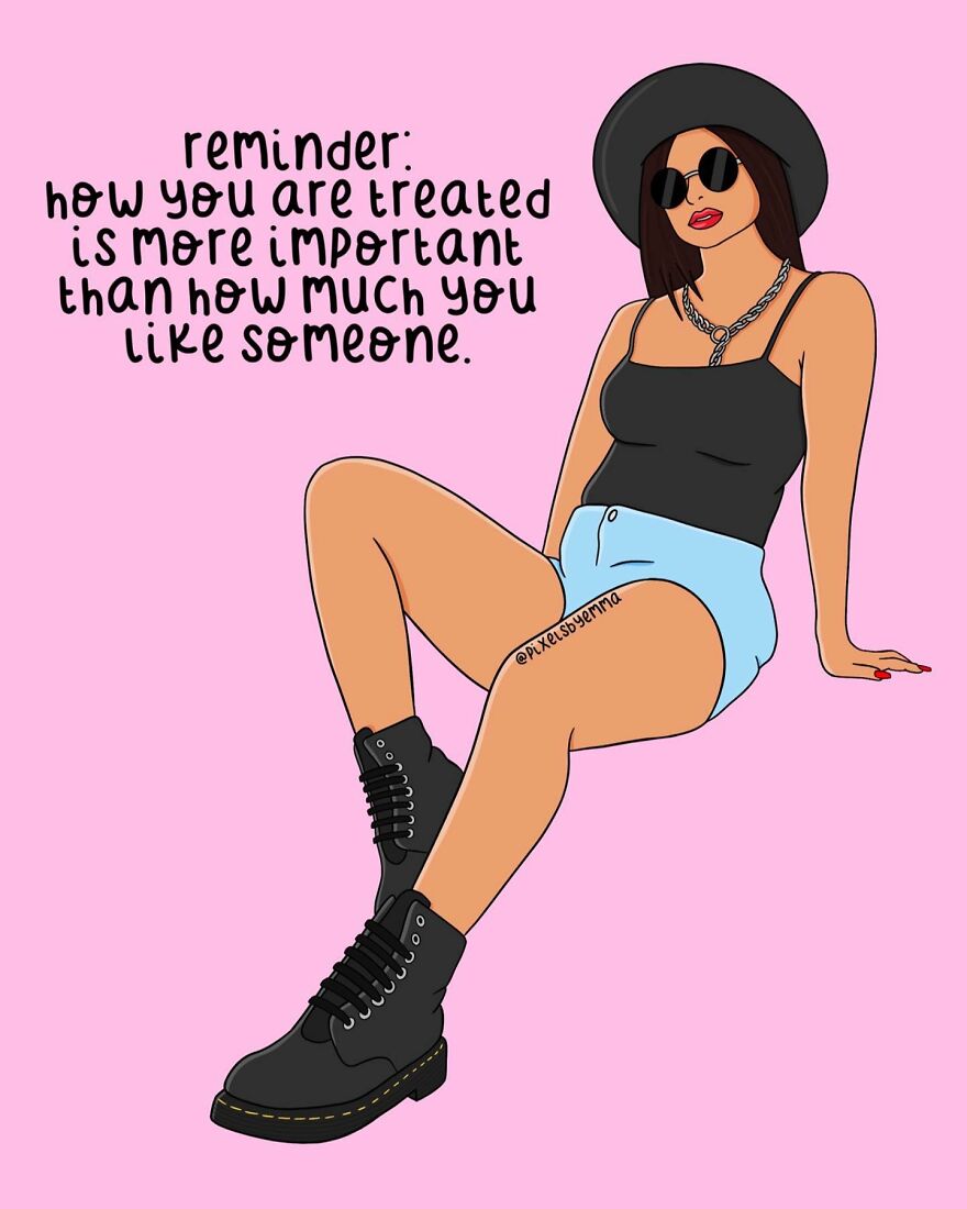 50 Illustrations I Made To Inspire Positive Thoughts And Femininity