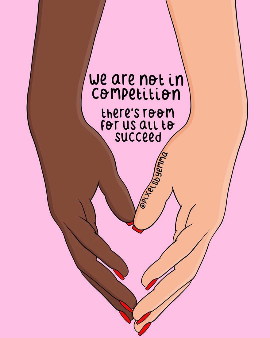 50 Illustrations I Made To Inspire Positive Thoughts And Femininity