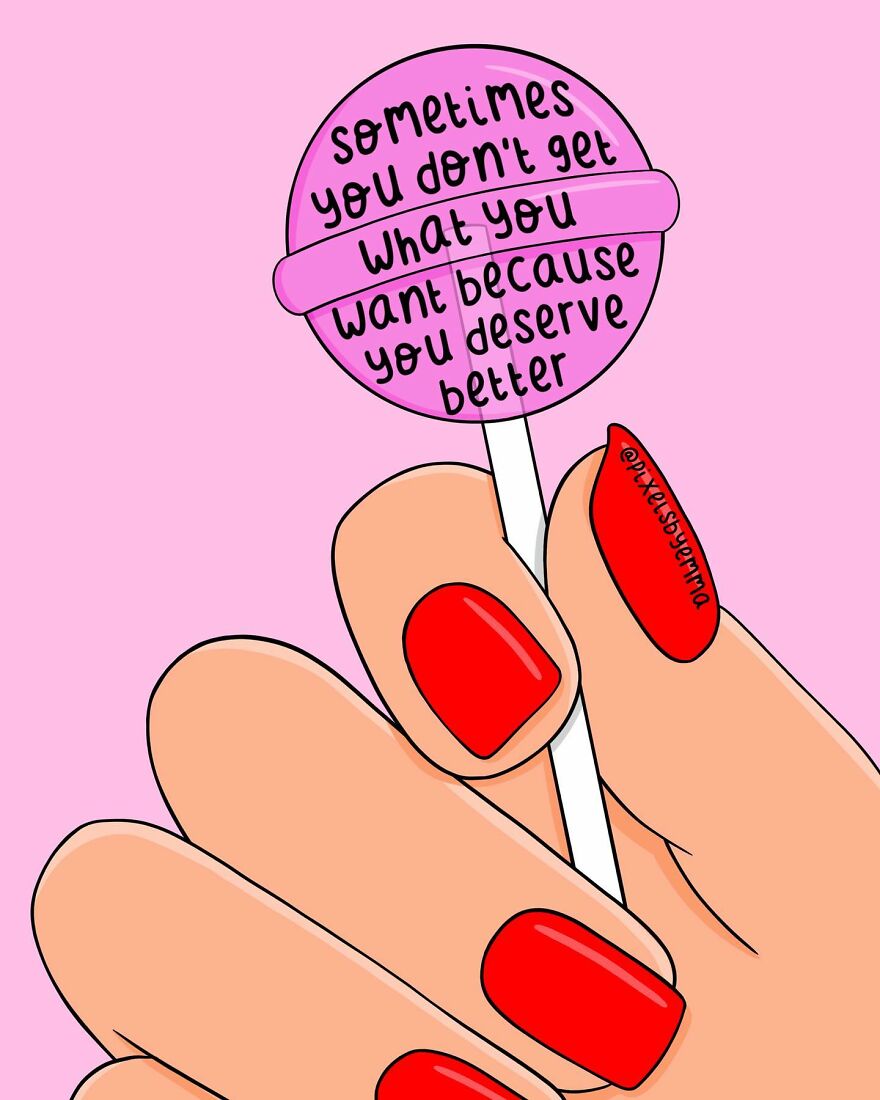 50 Illustrations I Made To Inspire Positive Thoughts And Femininity