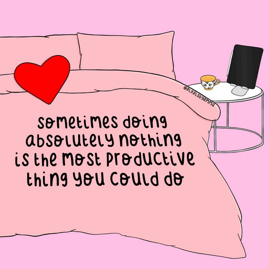 50 Illustrations I Made To Inspire Positive Thoughts And Femininity