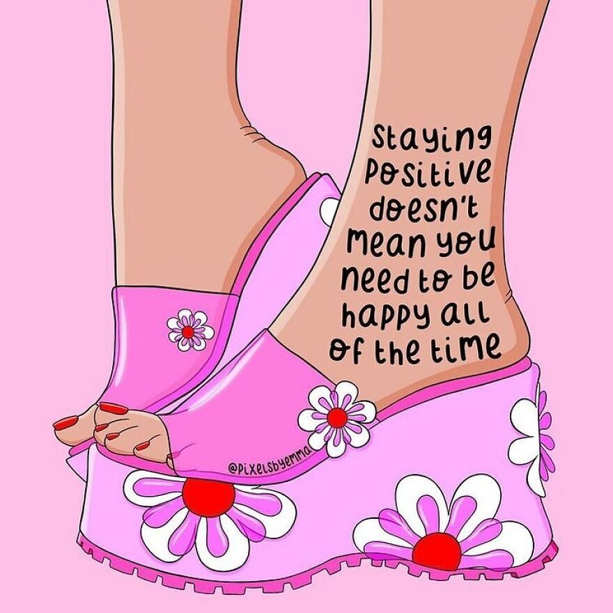 50 Illustrations I Made To Inspire Positive Thoughts And Femininity