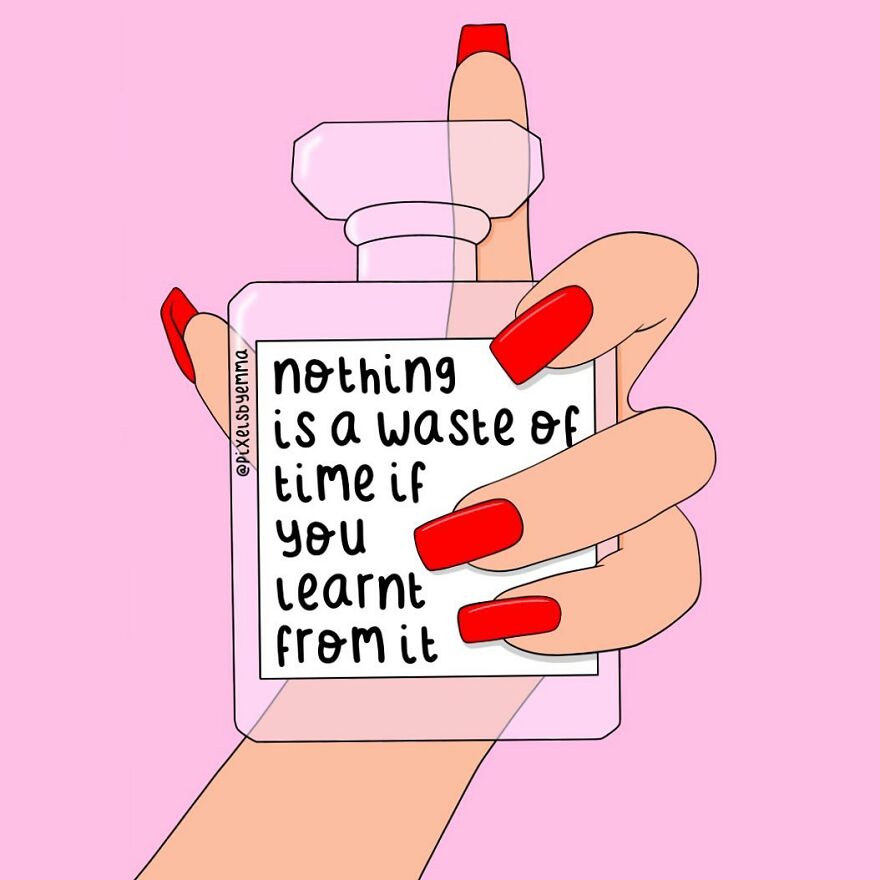 50 Illustrations I Made To Inspire Positive Thoughts And Femininity