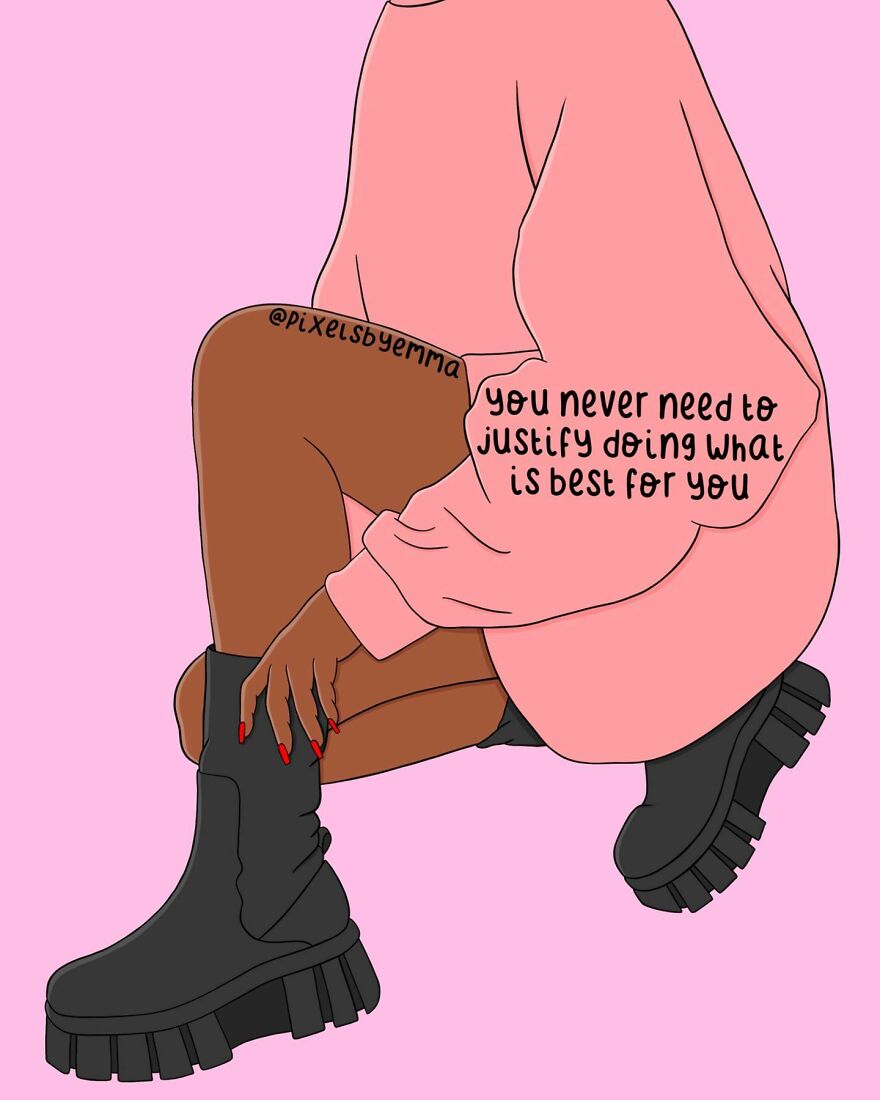 50 Illustrations I Made To Inspire Positive Thoughts And Femininity