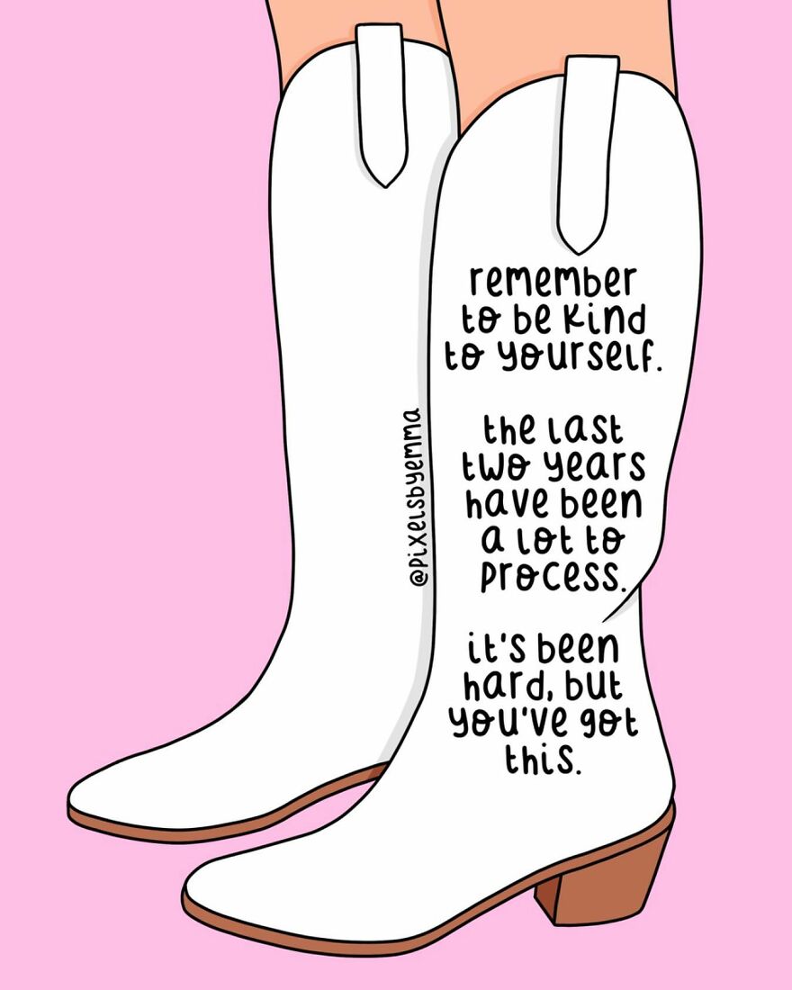 50 Illustrations I Made To Inspire Positive Thoughts And Femininity