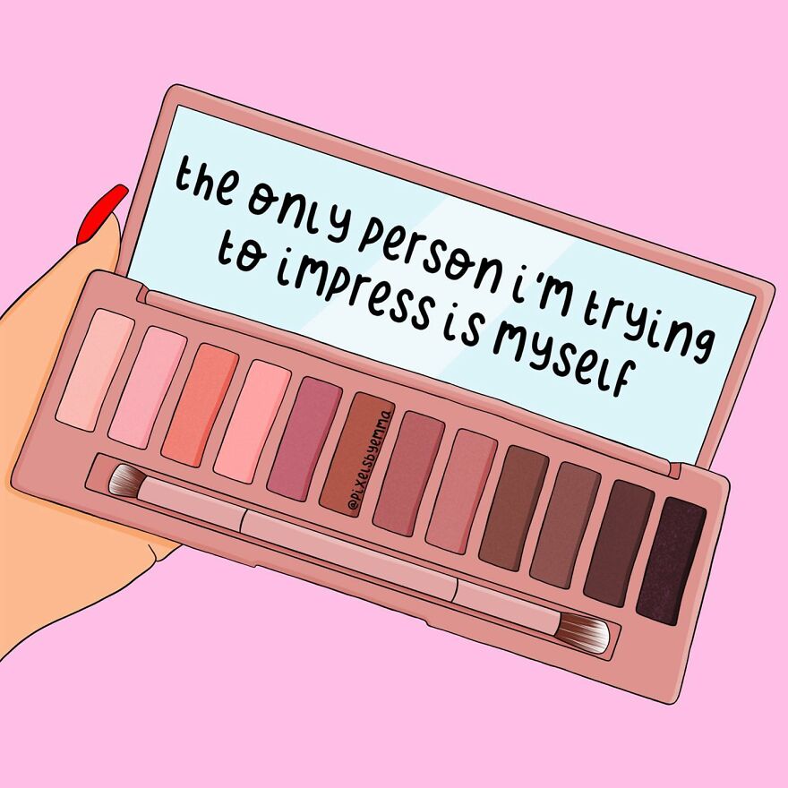 50 Illustrations I Made To Inspire Positive Thoughts And Femininity