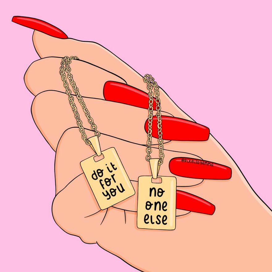 50 Illustrations I Made To Inspire Positive Thoughts And Femininity