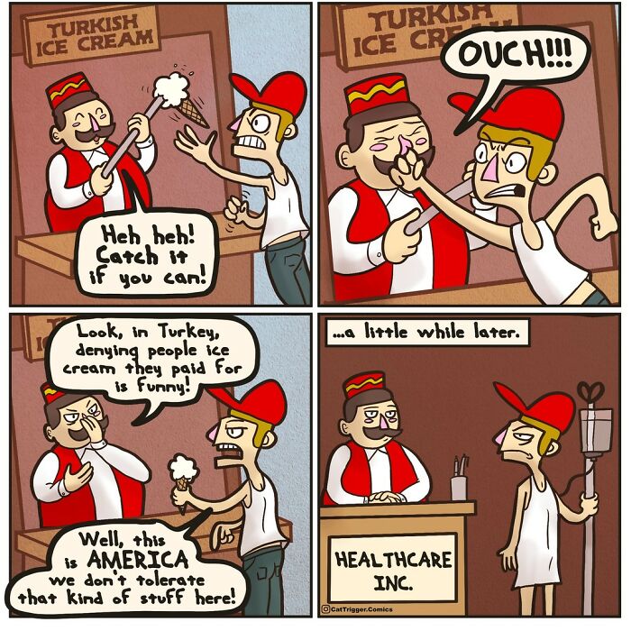 Here Are 40 Hilariously Twisted Comics With Unexpected Endings By “Cat Trigger” (New Pics) Here Are 40 Hilariously Twisted Comics With Unexpected Endings By “Cat Trigger” (New Pics)