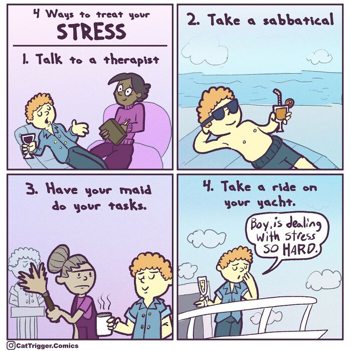 Here Are 40 Hilariously Twisted Comics With Unexpected Endings By “Cat Trigger” (New Pics)