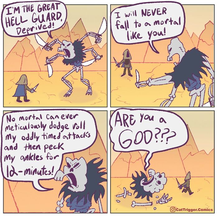 Here Are 40 Hilariously Twisted Comics With Unexpected Endings By “Cat Trigger” (New Pics)