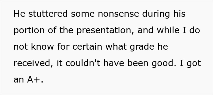 “You’re A Woman And Will Do As I Say”: Guy Demands His Classmate Do His Part Of Group Presentation, She Maliciously Complies