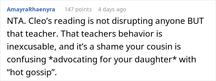 Father Supports His Daughter After The Teacher Took Away Her Book For Reading At Recess, Gets Called A Jerk Father Supports His Daughter After The Teacher Took Away Her Book For Reading At Recess, Gets Called A Jerk