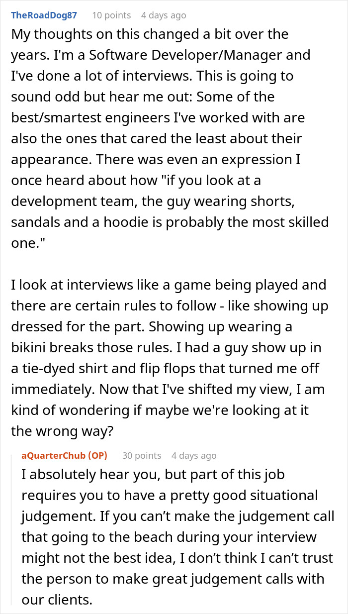 “She Called A Week Later To See Why She Did Not Receive The Job”: Recruiter Shares How He Interviewed A Girl In A Bikini “She Called A Week Later To See Why She Did Not Receive The Job”: Recruiter Shares How He Interviewed A Girl In A Bikini