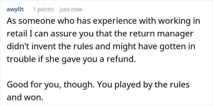 Store Doesn’t Give Refunds If You Leave The Store, Man Finds Loophole To Get His Money Back Store Doesn’t Give Refunds If You Leave The Store, Man Finds Loophole To Get His Money Back