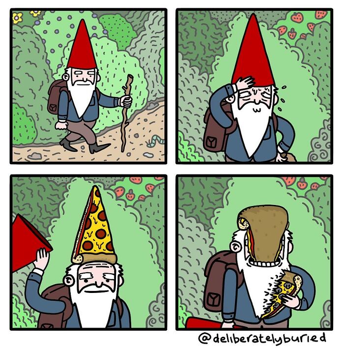 50 Funny Comics For Those With A Darker Sense Of Humor By “Deliberately Buried Comics” (New Pics)