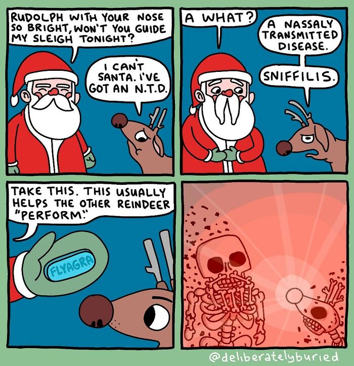 50 Funny Comics For Those With A Darker Sense Of Humor By “Deliberately Buried Comics” (New Pics)