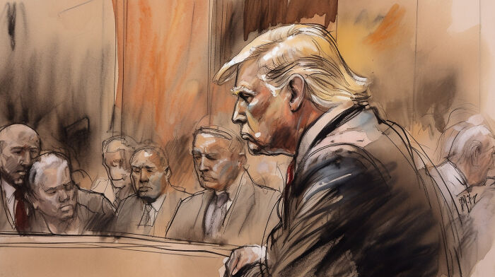 With The Help Of AI, I Looked Into The Future Where Donald Trump Is Standing Trial For Crimes That He Committed (11 Pics) With The Help Of AI, I Looked Into The Future Where Donald Trump Is Standing Trial For Crimes That He Committed (11 Pics)